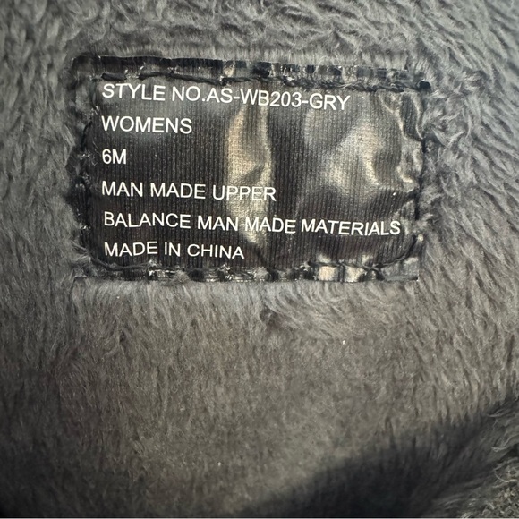 Arctic Shield Women’s Gray Winter Snow Boots Faux Fur Lined Size 6M - Picture 8 of 8